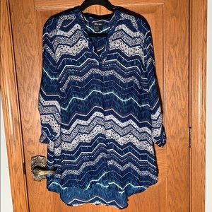 Riley& James L/S silky blouse